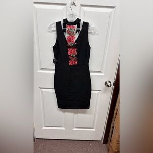 Rose Collar Dress